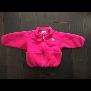 Pink Infant Northface Polarfleece Jacket